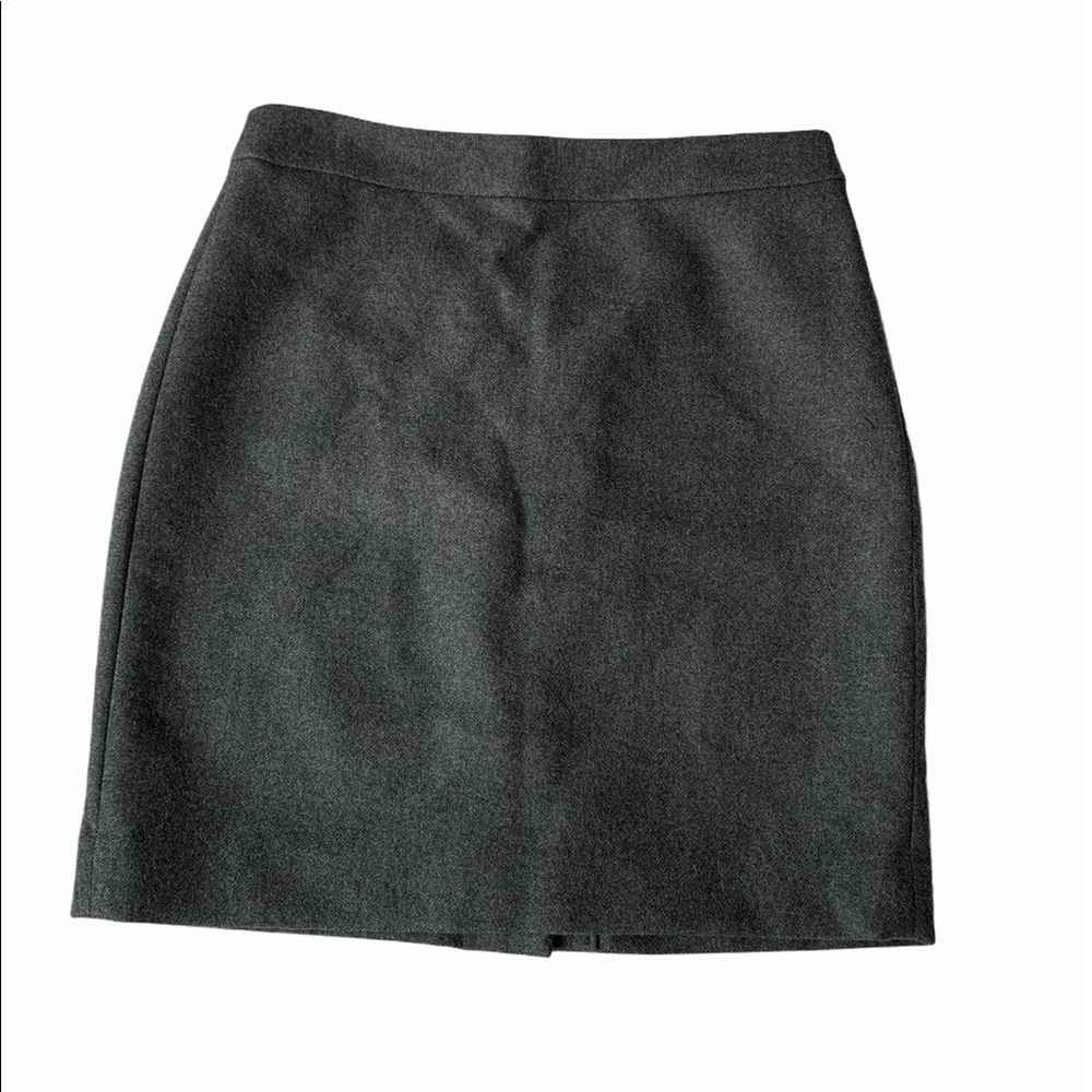 J. Crew Charcoal Grey No. 2 Pencil Skirt sz 4